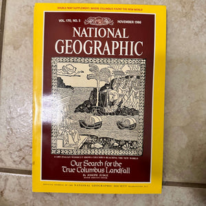 1980s National Geographic magazines