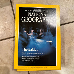 1980s National Geographic magazines