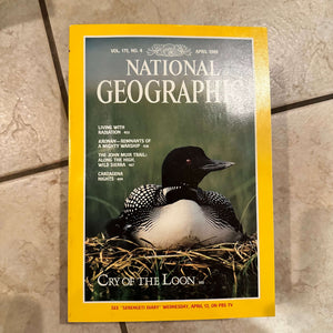 1980s National Geographic magazines