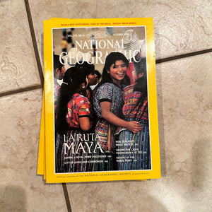 1980s National Geographic magazines