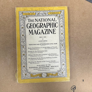 1930s National Geographic magazines