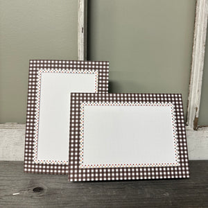 Cocoa Gingham #EDPC-CG