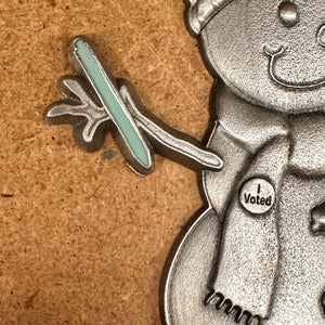 Clarence for President 2024 Snowman ornament