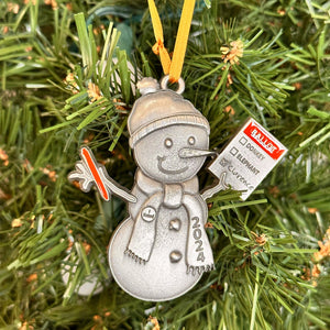 Clarence for President 2024 Snowman ornament