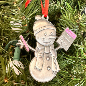Clarence for President 2024 Snowman ornament