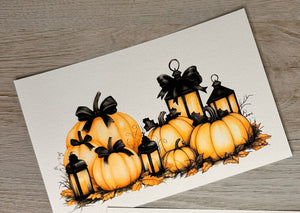 Spooky Halloween postcards