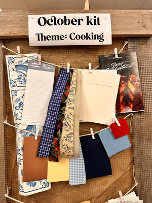 Cooking Junk Journal card kit - October 2024