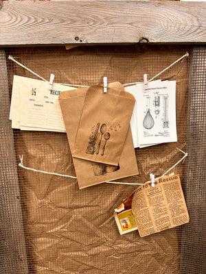 Cooking Junk Journal card kit - October 2024