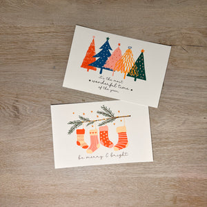 Boho Holiday stationery kit