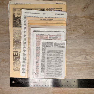 Bible pages packs