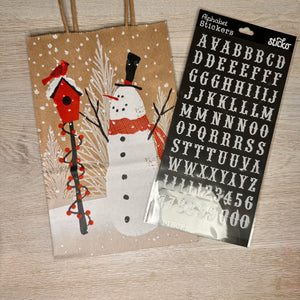 Winter Junk Journal card kit - January 2025