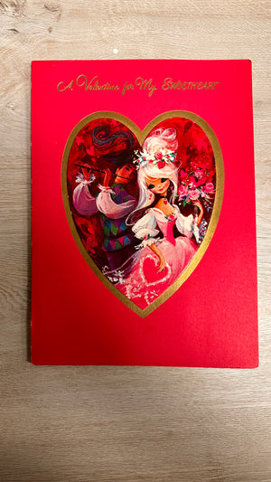Large Valentine cards - used