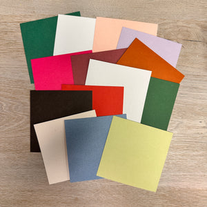 3-7/16" x 3-7/16" - Cardstock Remnants - Squares