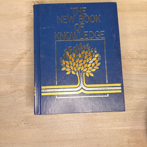 The New Book of Knowledge encyclopedia volumes - 2002