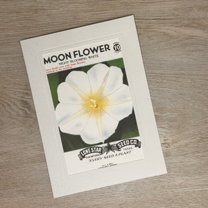 Flower seed packet cards