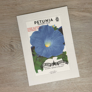 Flower seed packet cards