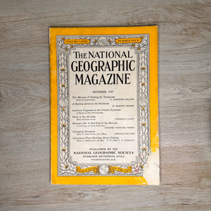1930s National Geographic magazines