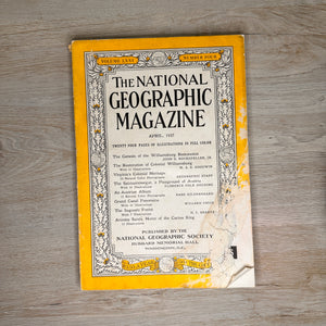 1930s National Geographic magazines