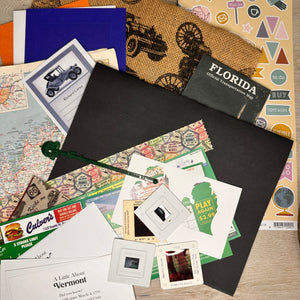 Adventure Junk Journal Scrapbook kit - June 2025