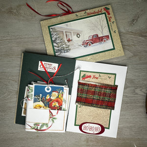 Christmas in July Mini Journal card kit - July 14th ONLY