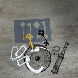 Steampunk Junk Journal Scrapbook kit - August 2025