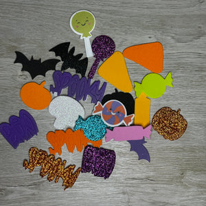 Halloween foam sticker shapes goodie bags