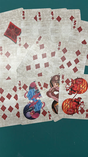 Monster playing cards