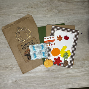 Harvest Memories Junk Journal Scrapbook box - September 2025