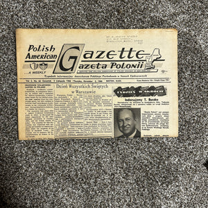 Polish American Gazette newspaper