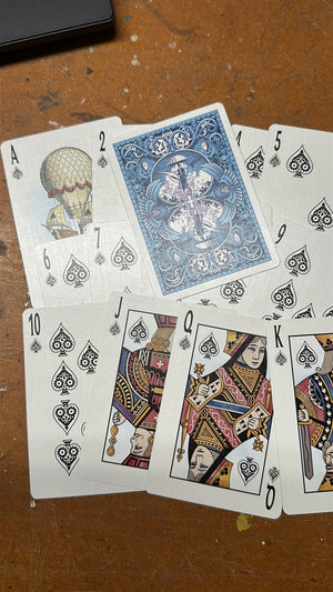 Flying Machines playing cards