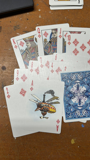 Flying Machines playing cards