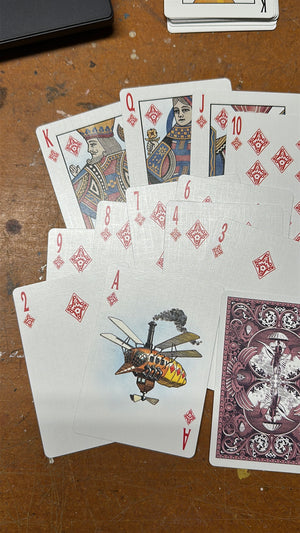 Flying Machines playing cards