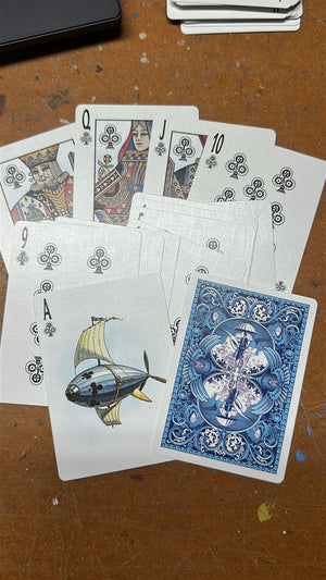 Flying Machines playing cards