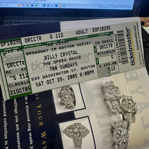 Playbills - with 2 ticket stubs