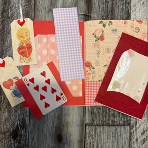 Valentine's Day Mini Journal card kit - December 14th ONLY