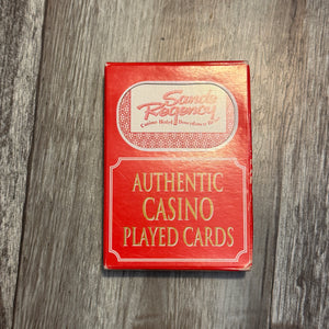 Casino playing cards