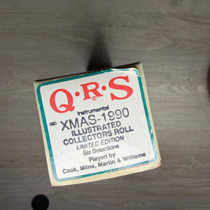 Vintage QRS 1990 Christmas Collector’s Player Piano Roll | Limited Edition Holiday Music