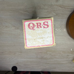 Vintage QRS 1989 Christmas Collector’s Player Piano Roll | Limited Edition Holiday Music