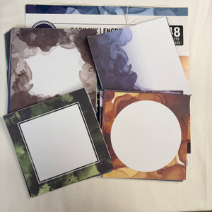 Dark Ink by Craft Smith cardstock bundles - 23 pieces