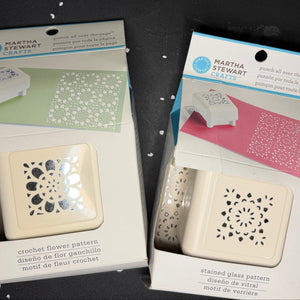 Martha Stewart Crafts all over paper punches - USED