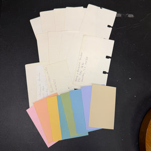 Rolodex Cards & Mini Cardstock Bundle