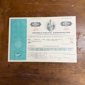 Stock Certificates