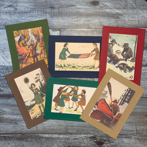 Scouts "Greetings from the Past" cards