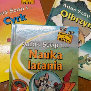 Polish children's books - Racoon Adam