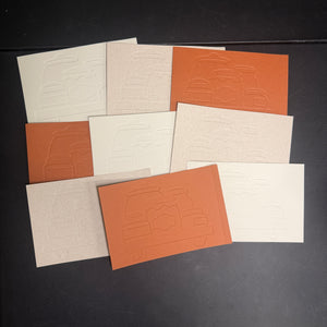 Jar Shelf embossed cardstock - 9 pack