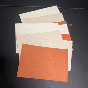 Jar Shelf embossed cardstock - 9 pack