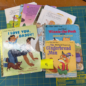 Damaged Little Golden Books - covers & pages