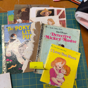 Damaged Little Golden Books - covers & pages