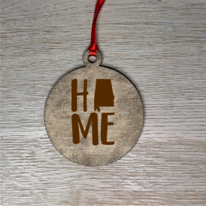 Home State Wooden Ornaments