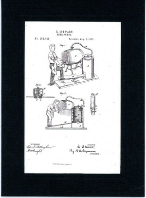 Beer Patents patent card set